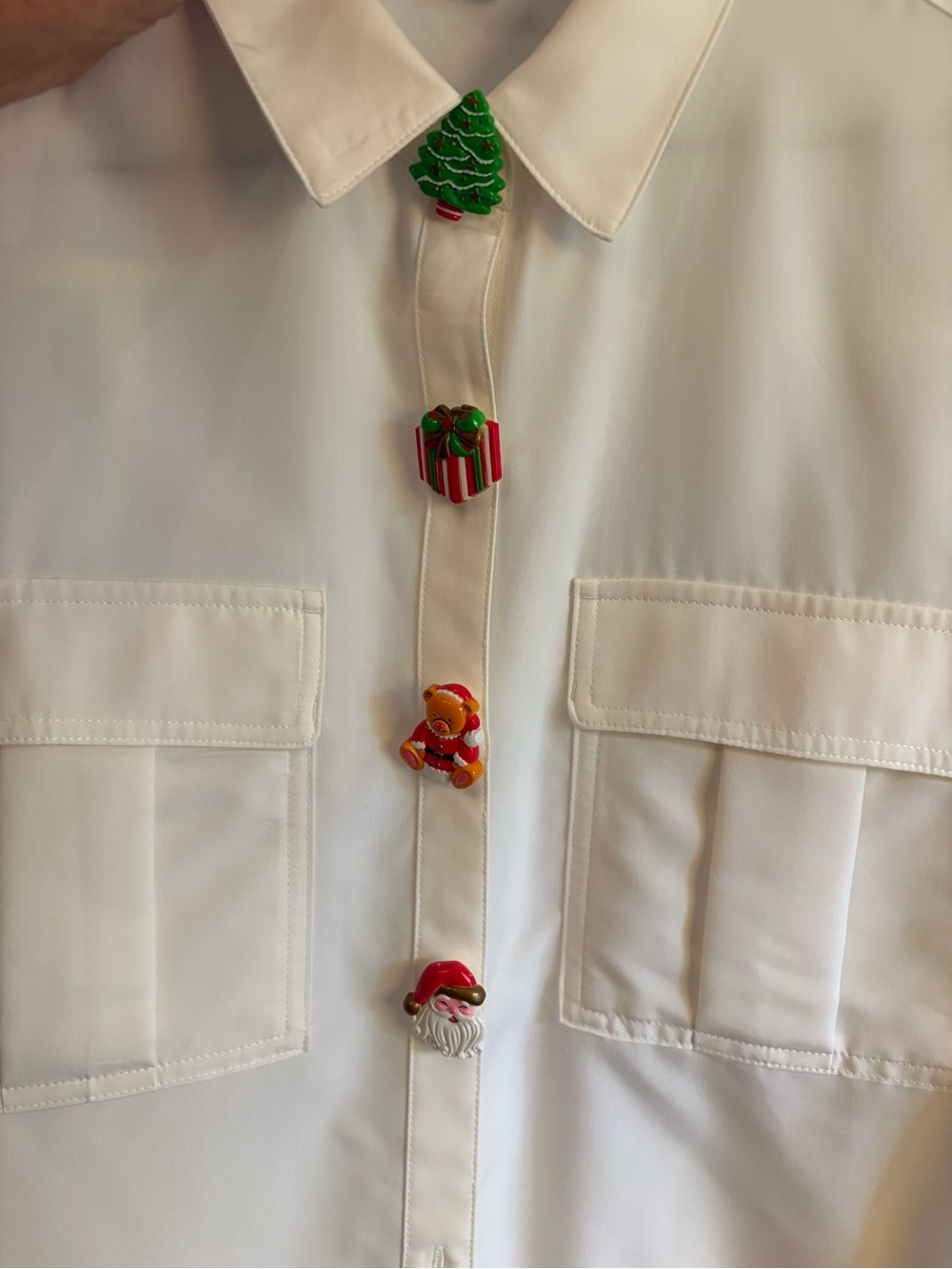 Christmas button covers
